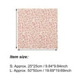 thumbnail image 2 of Xiao Hua 7 pieces/set 19.7 x 19.7 inches cotton craft fabric bundling block patchwork, DIY sewing scrapbook quilting, orange combination printing pattern craft fabric, 2 of 4