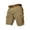 Khaki, variant on WWV Big and Tall Cargo Shorts for Men Work Shorts for Men Pocket Button Shorts Solid Color Fashion Casual Loose Fit Climb Mountains Workwear Pants Black L