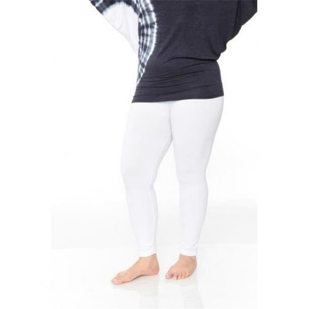 Leggings Stretch pour Femmes&44; Blanc - Taille Unique