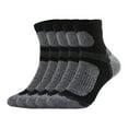 thumbnail image 2 of Minnieouse 3 pares de calcetines de algodón de tubo medio teñido calcetería cómodo calentador de pies antideslizante accesorio portátil primavera Medias Hombres negros Minnieouse AP013197-07, 2 of 6