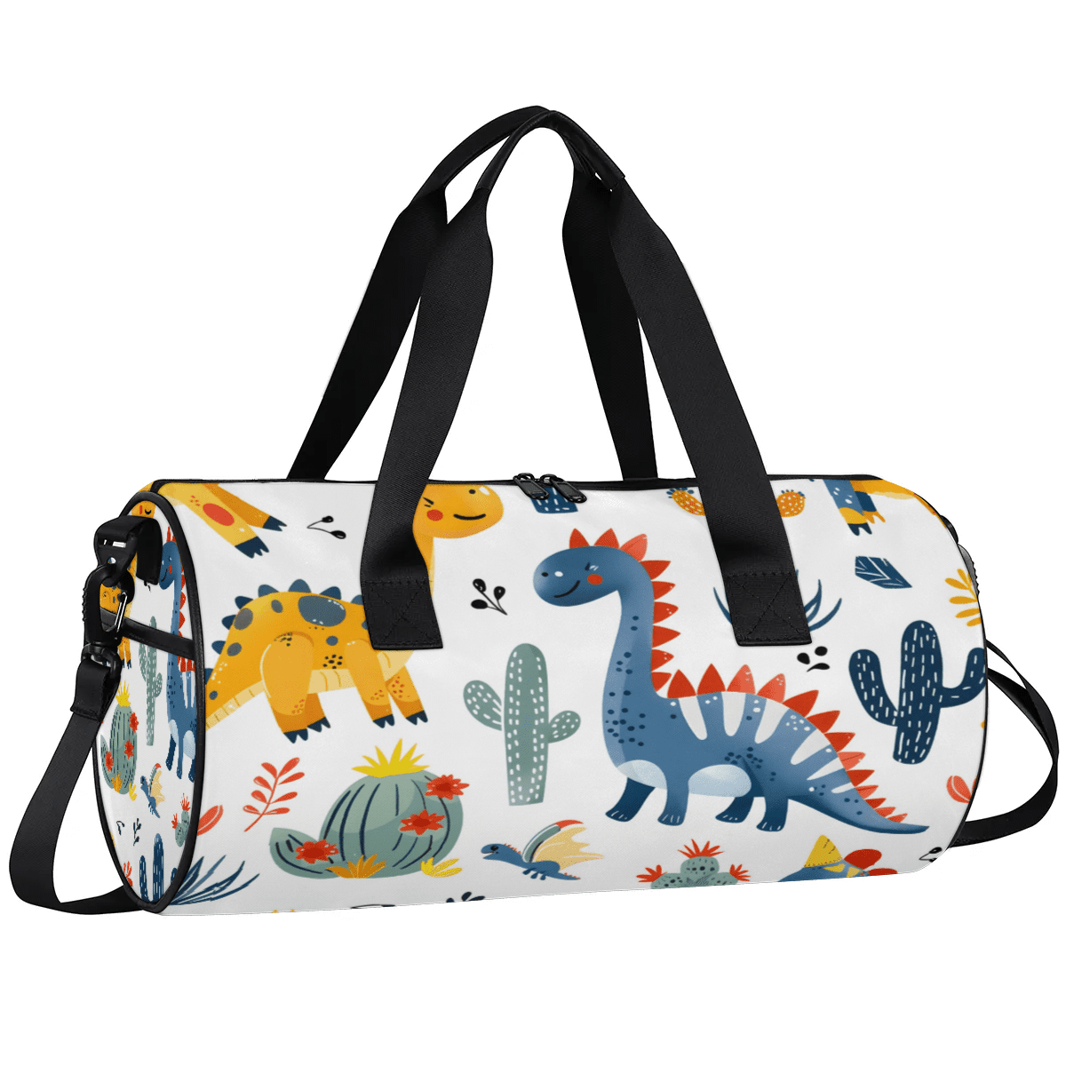 Qzjjjmy Foldable Sport Duffle Bag for Kids Teens Cartoon Sport Gym Bag Lightweight Boys Overnight Bag