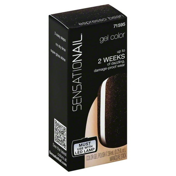 Sensationail 7.39Ml Original Nail Polish Gel Espresso Bean