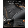 thumbnail image 3 of Floor Mats & Cargo Liner Fit for Jeep Wrangler JL 2018-2024 4 Door Sahara Rubicon with Subwoofer (Non JK or 4XE) All-Weather Wrangler Floor Liner for 1st, 2nd Row and Trunk Full Set Car Floor Liners, 3 of 9
