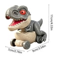 thumbnail image 2 of Yannianjz Toys Under $5, Inertial DinosaurToyCar, Push and Go Friction Powered Vehicle, Plastic Stunt Car forKidsToddlers BoysGirls, 2 of 6