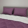 thumbnail image 2 of Tribal Comforter & Sham Bedding Set, Retro Old Fashioned Style Line Art Arrows and Rhombus Shapes, 3 pcs Duvet Set Microfiber Filling Quilt, 5 Sizes, Dark Orange and Eggplant, by Ambesonne, 2 of 4