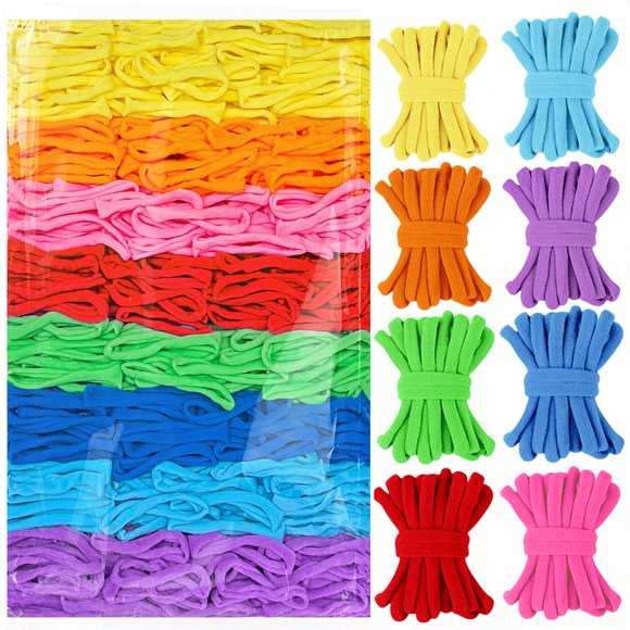 Bucles de repuesto para telar daheypong, 800 unidades, 7 pulgadas, 8 colores