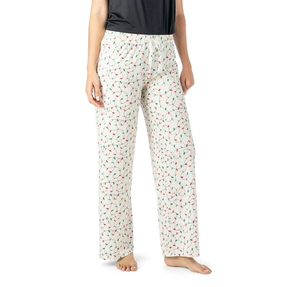 Hello Mello Holiday Lounge Soft Pants Pajama Bottoms, All is Bright X-Large/XX-Large (Women's)
