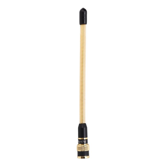 Walkie Talkie Antena de resorte conector BNC VHF 136 a 174MHz Antena de Radio de 2 vías de Metal para ICOM V8 V82 para Kenwood TK310