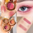 thumbnail image 1 of Two Color Eyeshadow Pearlescent Pumpkin Powder Earth Color Eyeshadow Tray, Halloween Makeup Eye Shadow, 1 of 6