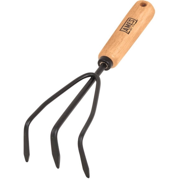 Ames 1994400 11" Hand Cultivator With Wood Handle
