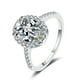 thumbnail image 5 of Pulsera de plata 925 para mujer con incrustaciones de Wei Alien, anillo de boda de moissanita de 1 quilate y 2 quilate, 5 of 5