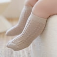 thumbnail image 3 of YYYTop Warm Baby Toddler Socks Girl Socks Lightweight Crew Socks Infants Toddlers Floor Sock Kids Boys Girls Baby Non Slip Soles Grip Cute Walking Crew Socks, 3 of 3
