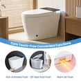 thumbnail image 4 of JustSmart Black Smart Toilet with Bidet Built In, Tankless One Piece Toilet, Auto Open/Close Lid, Touchless Flush, Heated Seat, Warm Water & Air Dryer, LED Night Light, 12" Rough-In, 110V, 4 of 7