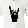 thumbnail image 4 of Inktastic Rocker Horns Youth T-Shirt, 4 of 5