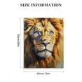 thumbnail image 3 of Creowell Lion Art Modern Canvas Prints Wall Art Home Decor 12x16 16x20in, 3 of 5