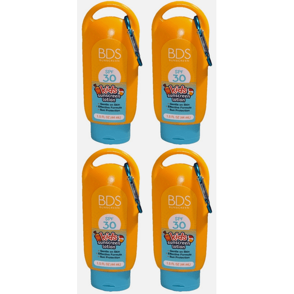 BDS Sunscreen SPF 30 Kids Sunscreen Lotion, 1.5 FL OZ - 4 Pack