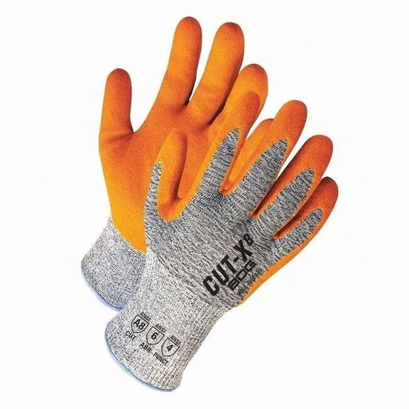 Bdg PR,Coated Gloves,A8,Knit,L,9.75" L 99-1-9628-9