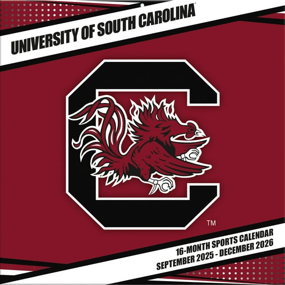 South Carolina Gamecocks 2026 16M Turner Wall Calendar - Pf