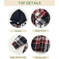 thumbnail image 6 of ZOEREA Toddler Baby Boys Clothes Outfits Kids Hoodie Flannel Shirts Set Plaid Hooded Tops +Jeans Pants Fall Winter 2-6T, 6 of 7