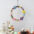thumbnail image 4 of SASHENHG Easter Rattan Wreath Flower Eggs Decoration Rattan Ring Door Hanging Home Decoration Rattan Hanging Ornaments, 4 of 6