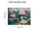 thumbnail image 3 of Large Lotus Flower Wall Art Spa Pictures Wall Decor Zen Nature Yoga Canvas Painting Home Modern Artwork Decorations for Bathroom Bedroom Living Room Office, 3 of 6
