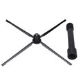 thumbnail image 1 of Soporte para flauta portátil plegable Spptty negro 1,4 m metal ligero, 1 of 10