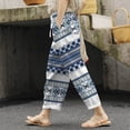 thumbnail image 2 of YDLCAFD Women Casual Lightweight Drawstring Elastic Waist Pants With Pockets, 2 of 7