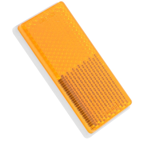 WASHWEPE 1Pack Warning Reflector for Motorcycles with Excellent Visibility 2.6x1.2x0.4in