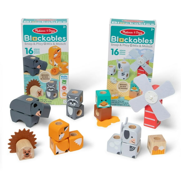 Juego de bloques de construcción Melissa & Doug Blockables™, paquete de 2