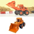 thumbnail image 2 of XIANXIAN Mini Machine Caterpillar Construction Truck Toy Cars Excavator, Bulldozer, Backhoe Excavator, Road Roller Free-Wheeling Vehicles w/Moving Parts -Great Cake Toppers, 2 of 6