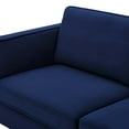 thumbnail image 3 of Sofa, Velvet, Dark Blue, Modern Contemporary Urban Design, Living Lounge Room Hotel Lobby Hospitality, 3 of 10