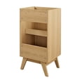 thumbnail image 3 of Modway Soma 18" Adjustable Shelf Wood Bathroom Vanity Cabinet in Oak, 3 of 9