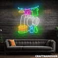 thumbnail image 2 of Craftnamesign Laundry Washing Store Neon Sign, Laundry Service Wall Sign, 2 of 5
