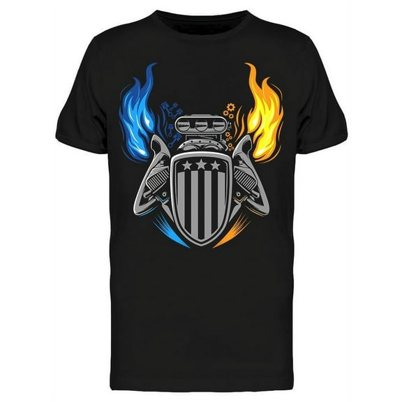 An Engine T-Shirt Men -Image by Shutterstock, Male Small