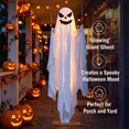 thumbnail image 4 of 4ft Halloween Swing Ghost Decoration, Hanging Light-up Ghost Decor with RC, 8 Modes, Ideal for Halloween Party (E 4.9ft), 4 of 10