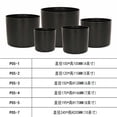 thumbnail image 2 of Nvzi-c 2-piece straight tube thin white plastic with column PP flowerpot simulation flower tree horticultural smooth flowerpot 5.9 * 5.04in, 2 of 4