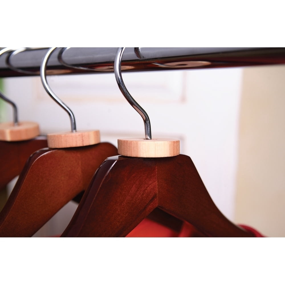 Cedar Rings - Absorb moisture and Eliminate Odors While Repelling Insects (Set of 12) by International Hanger