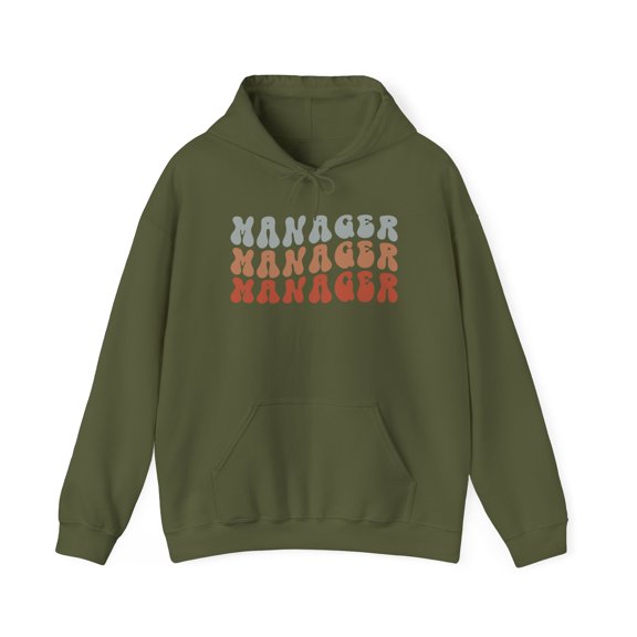 Manager Hoodie, Gifts, Hooded Sweatshirt