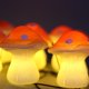 thumbnail image 3 of Luces de hadas solares iluminación solar en forma de hongo, estatuilla de hongo de resina, decoración al aire libre TUNC Sencillez, 3 of 4