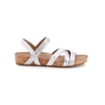 thumbnail image 5 of Walking Cradles Wc Pool Women Strappy Sandal In White  Silver Multi Leather, 5 of 6