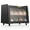 Black, variant on Double Layer Bread Box, Farmhouse Style Bread Container with Acrylic Clear Window and Hinge Door, Large Capacity Kitchen Counter Bread Keeper, Natural