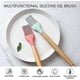 thumbnail image 2 of Set Of 2 Silicon Basting Brush - High Temperature Resistance Silicone Grill Brush Soft Bristles Kitchen Silicon Brush Easy To Clean Suitable For Sauce, 2 of 5