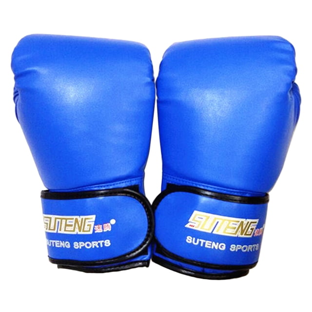 Guantes de boxeo Kick Boxing Muay Thai Punching Training Bag Guantes Guantes deportivos al aire libr SUTENG Mitones de boxeo