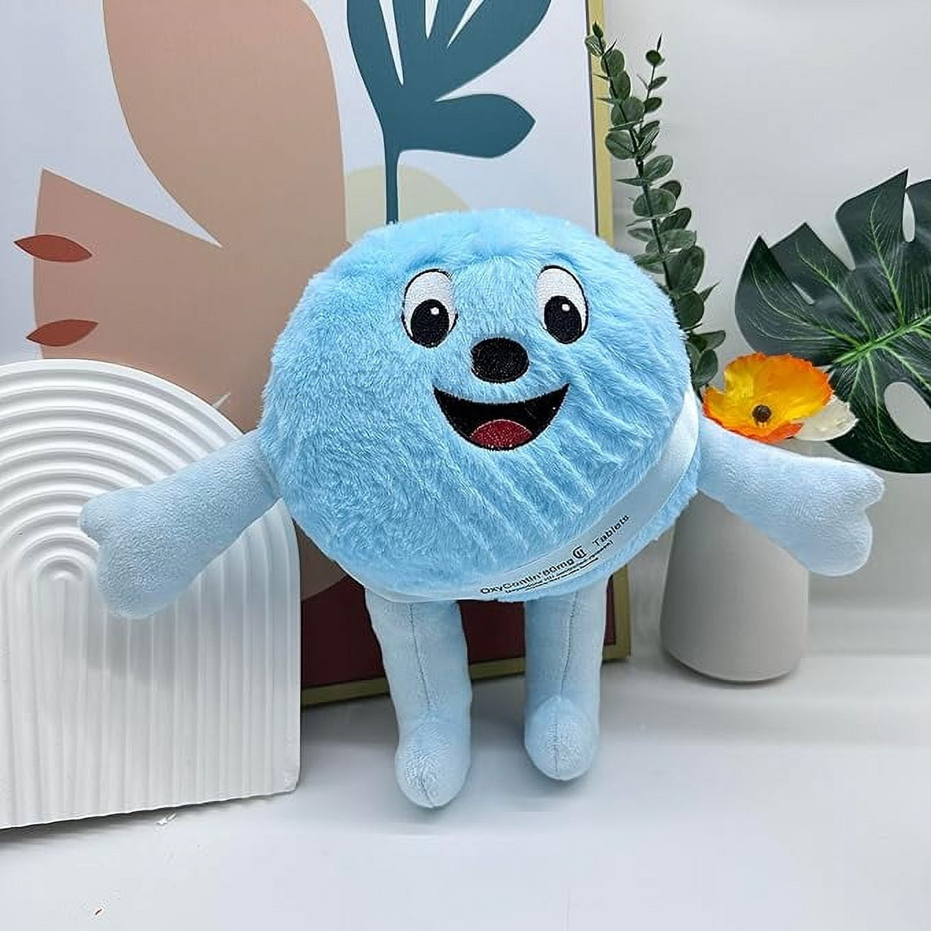 Painkiller Netflix Oxycontin Plush, 15 inch Oxy Plushie Pill Plush Toy Handmade Creative Stuffed Toy Funny Stuffed Toy, Playful Ease On The Go Play Gift for All Ages (Blue)