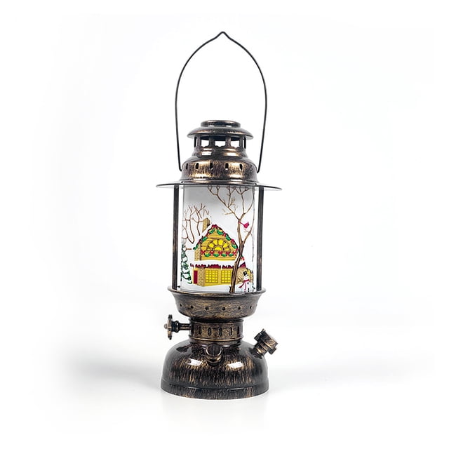 Toystoory Navidad linterna árbol ornamento patio LED Año Nuevo colgante noche luz muñeco de nieve con pilas Festival decoración regalo Kits de decoración para fiestas No.03 Toystoory HA008991-03B