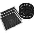 thumbnail image 1 of Extractores de Ventilación Solar VentDepot SolarTwister 3Pzas 10' O Con Celda Solar 12V 100W 1A Negro Monocristalino, 1 of 2