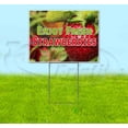 thumbnail image 1 of Enjoy Fresh Strawberries (18" X 24") Yard Sign, Includes Metal Step Stake, 1 of 6