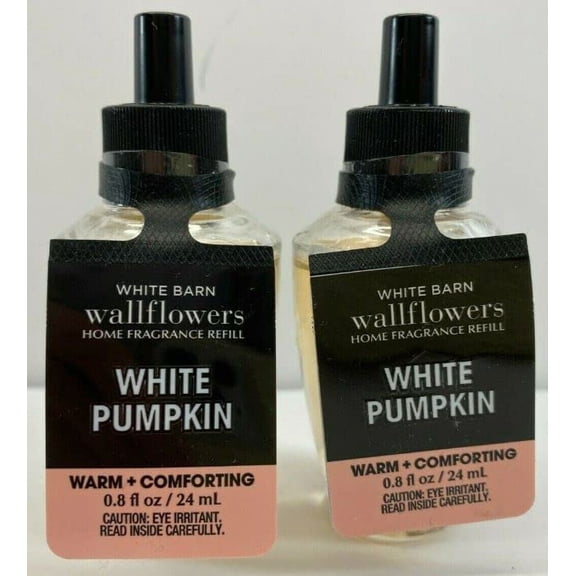 2 Pack White Pumpkin Wallflowers Fragrance Refill 0.8 Oz.