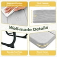 thumbnail image 6 of Aimee Lii Outdoor Picnic Table with 4 Benches and Umbrella Hole, Outdoor Patio Furniture, Gray, 6 of 10