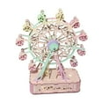 thumbnail image 1 of Christmas Wooden Ferris Wheel Music Box DIY Puzzle Nostalgic Carnival Ride, Creative Gift for Adults & Teens, 1 of 8